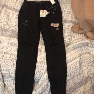mid rise vanilla star skinny jeans
